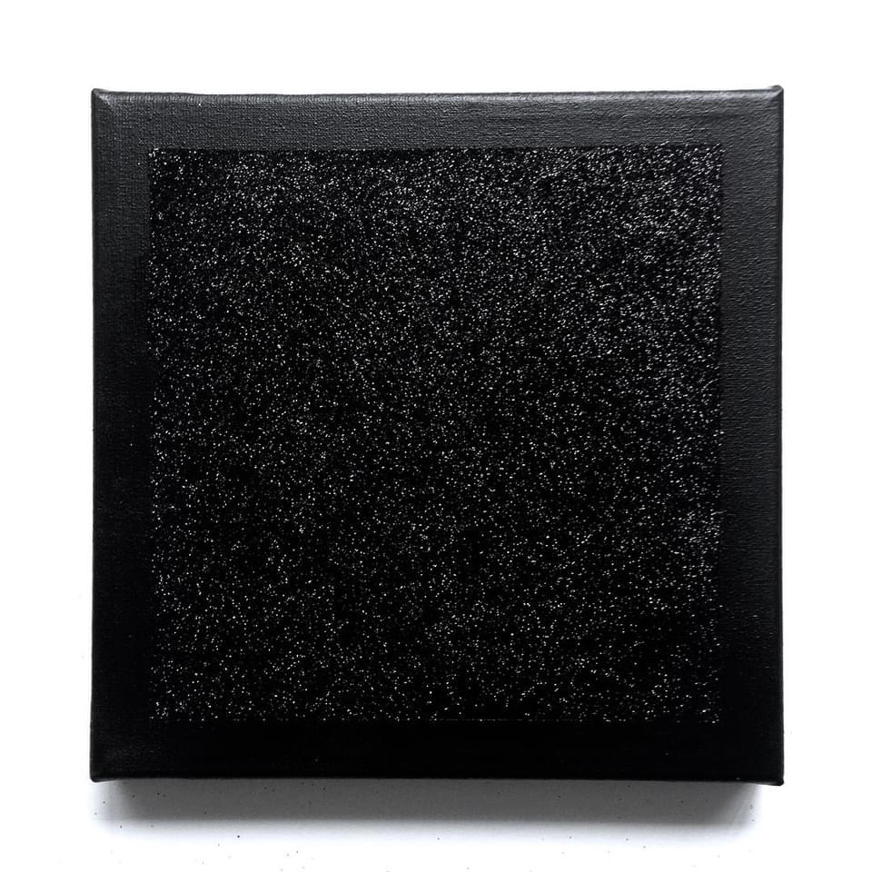 GLITTER BLACK SQUARE