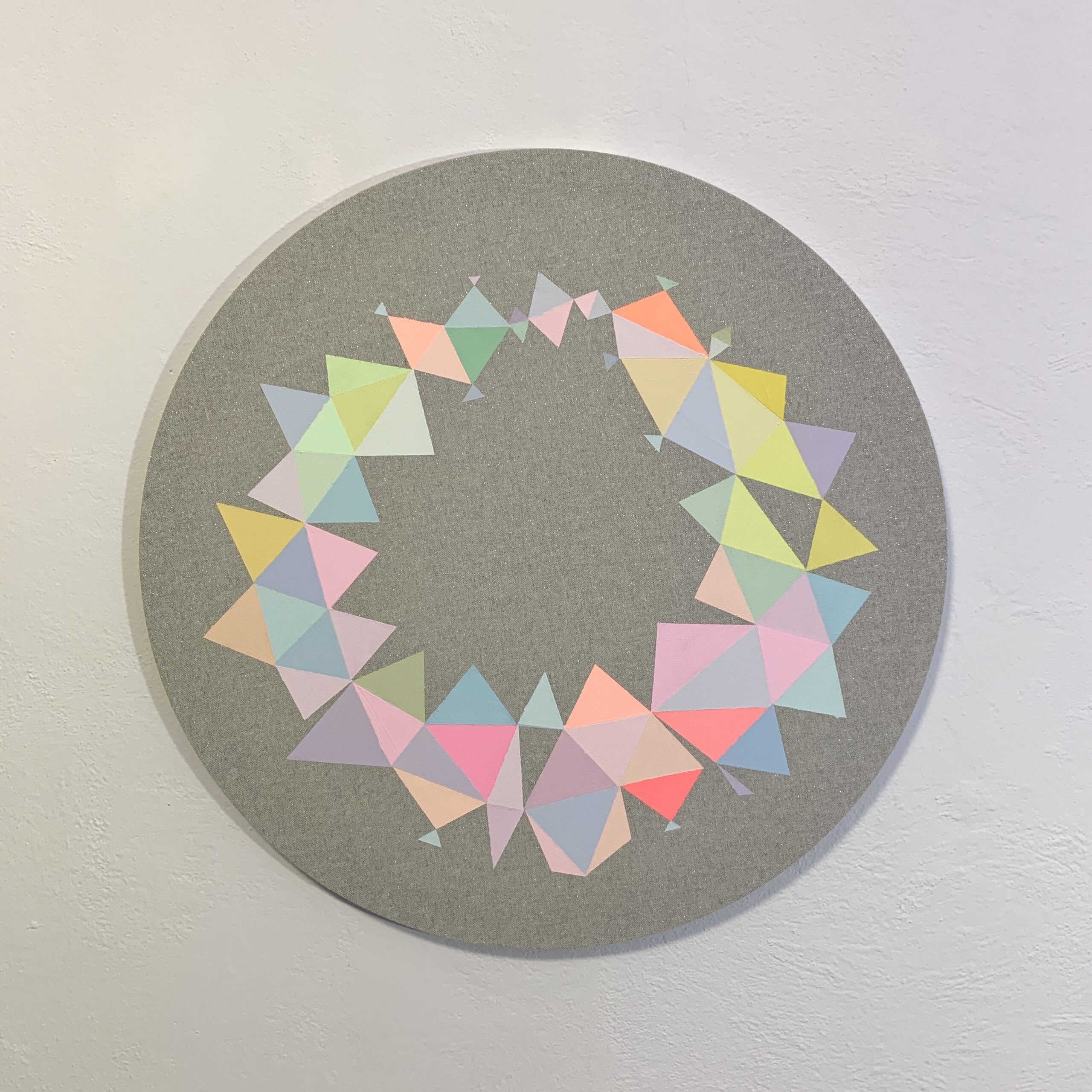 CIRCLE GEOMETRY III NATURE CANVAS