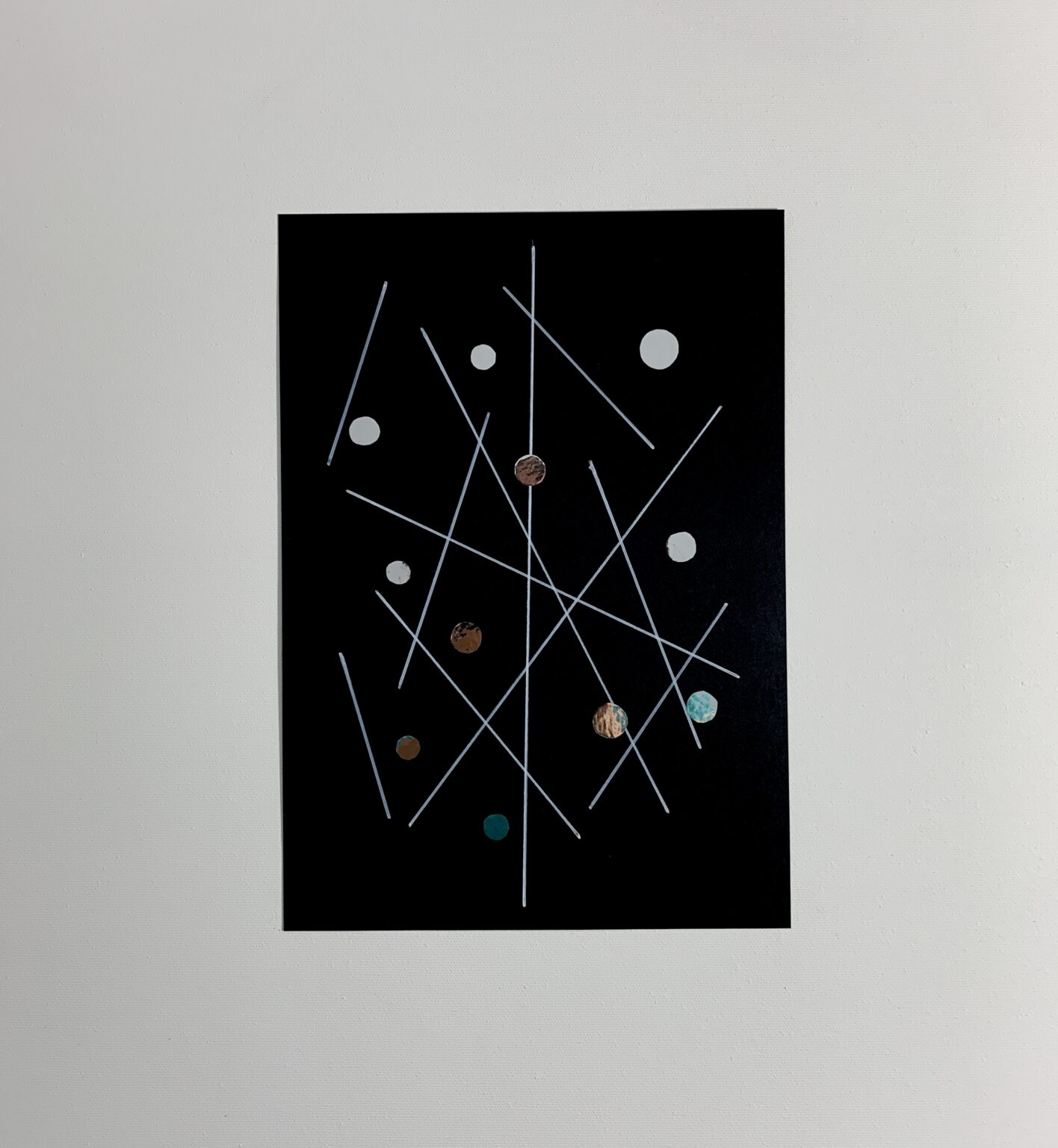 BLACK SILVER PAPER ACROSS