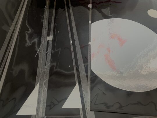 BLACK SILVER PAPER SATURN
