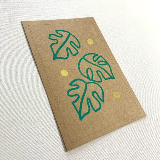 POSTCARD - MONSTERA