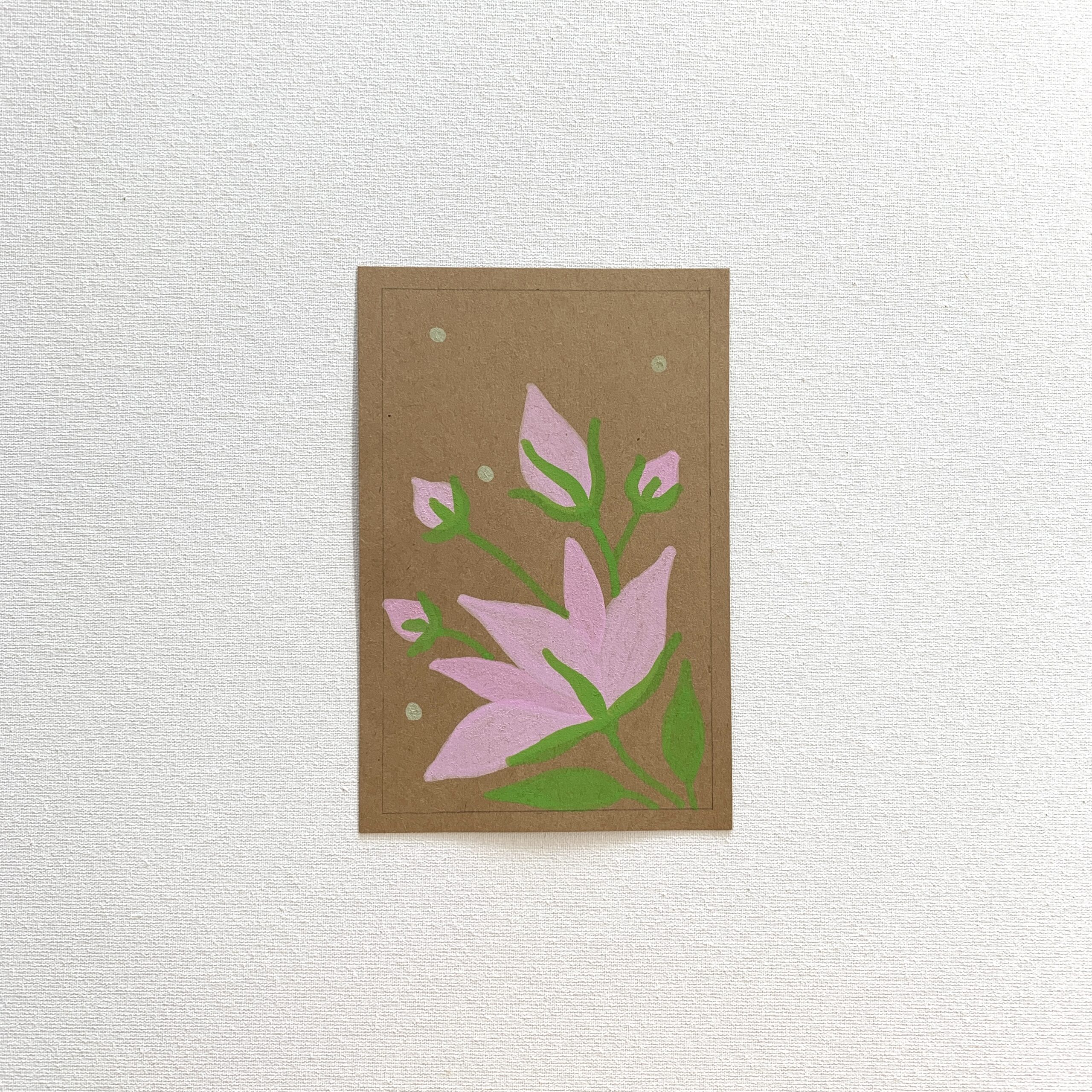 POSTCARD FLOWERS XII