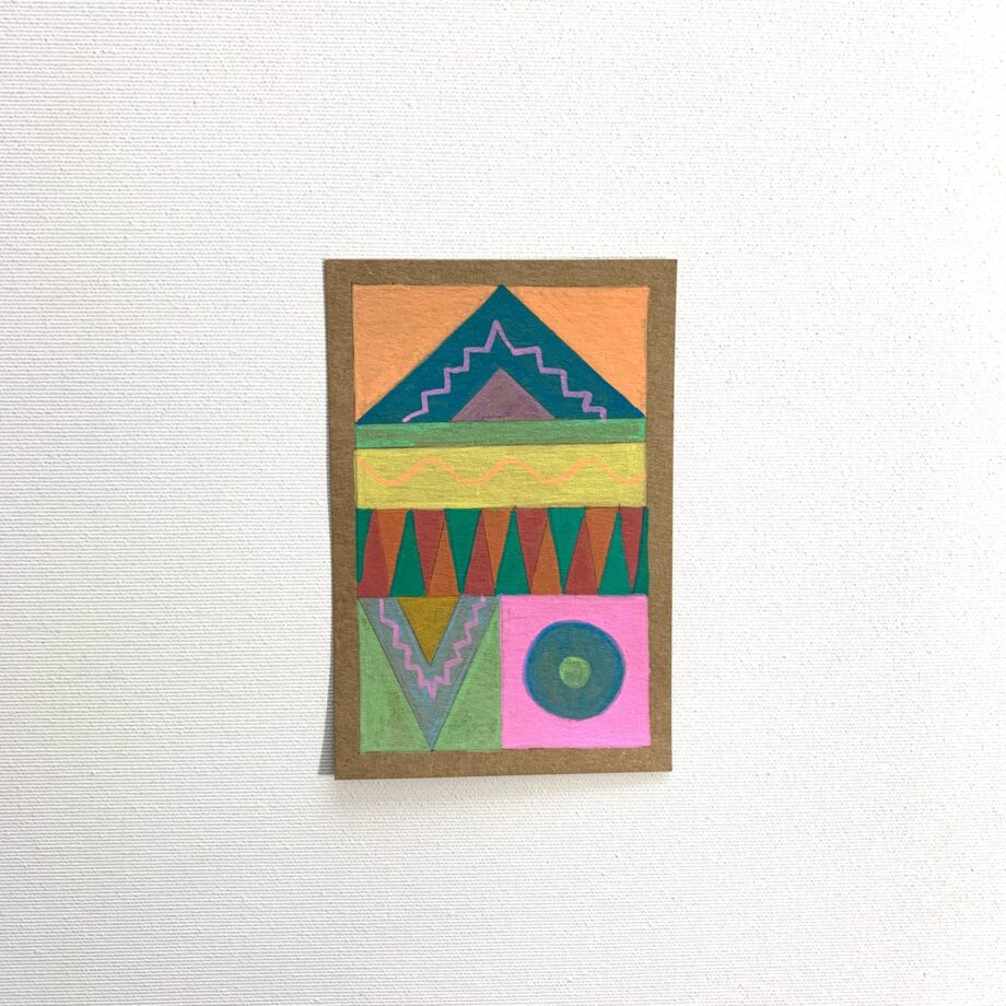Geometry Postcard POSTCARD – GEOMETRY I - VIERA ŠÁGOVÁ