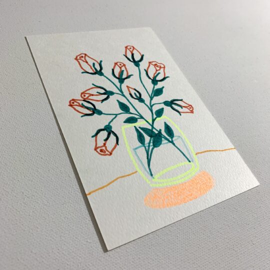 POSTCARD - ROSE