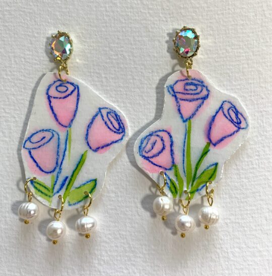 EARRINGS ROSE