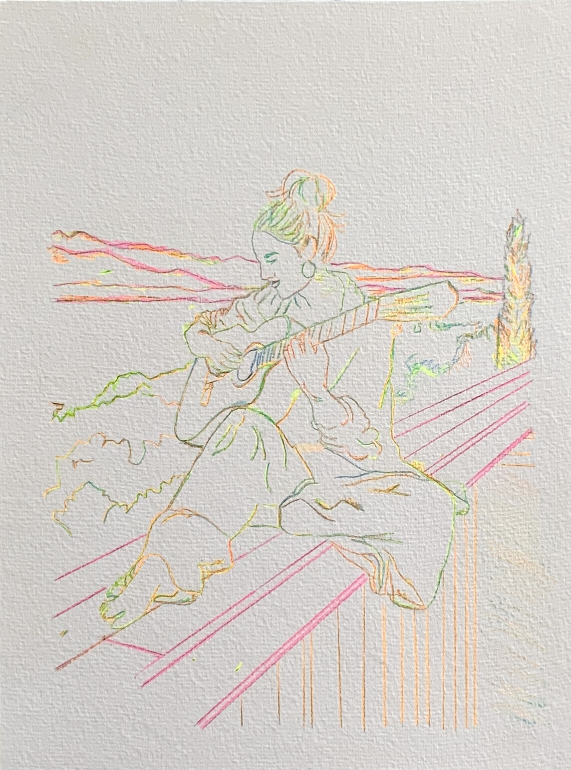 BODY – GIRL WITH GUITAR NATURE