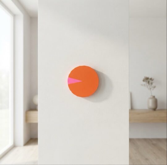CIRCLE ORANGE/PINK
