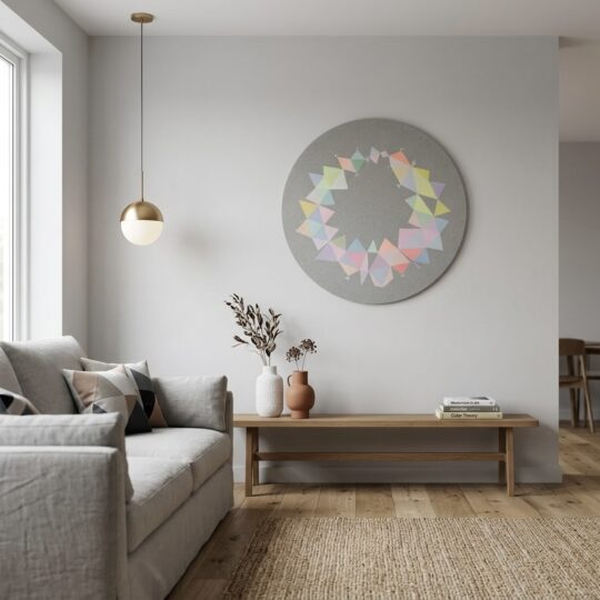CIRCLE GEOMETRY III / NATURE CANVAS